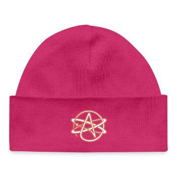Atheist Symbol rot - Baby Organic Mütze - hot Pink - Vorne
