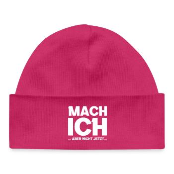 MAIS JE NE LE FAIS PLUS MAINTENANT - Bonnet bébé bio - hot pink - Devant