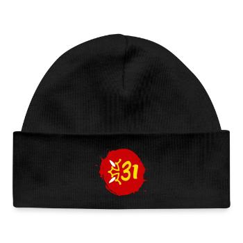 Haute garonne - Bonnet bébé bio - noir - Devant