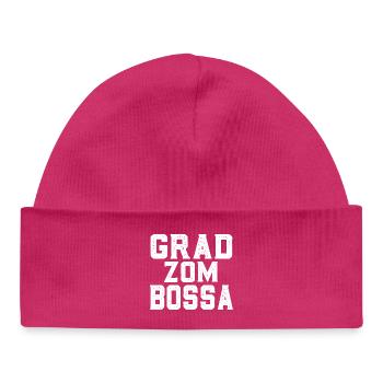 Grad zum Bossa - Baby Organic Mütze - hot Pink - Vorne