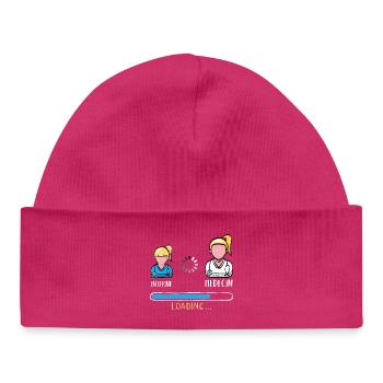 Interne Belastung Arzt Humor zukünftiger Arzt - Baby Organic Mütze - hot Pink - Vorne