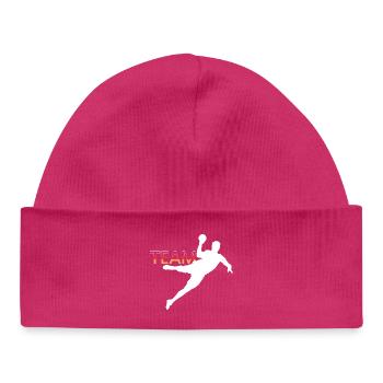 EC Handball Team Germany Symbol Logo Club - Baby Organic Beanie - hot pink - Front