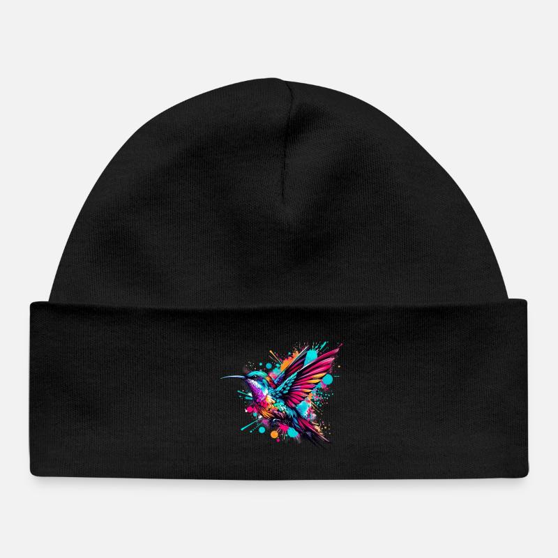 Colibri - Bonnet bébé bio - noir