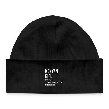 Kenya - Baby Organic Beanie - black - Front