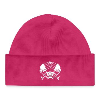 3rd Eye Robotics - weiße Ausführung - Baby Organic Mütze - hot Pink - Vorne