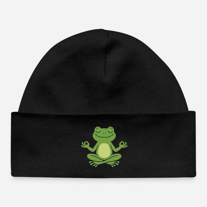 Affirmation de sensibilisation à la santé mentale - Bonnet bébé bio - noir