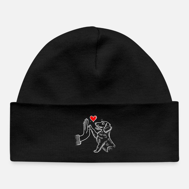 Teckel Chien Teckel Éleveur Teckel Lover Teckel - Bonnet bébé bio - noir