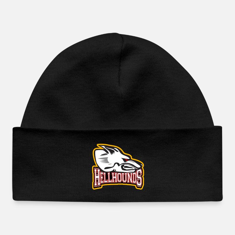 Hellhounds Logo - Baby Organic Beanie - black