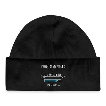 Chef de produit Études de gestion de produit Profession - Bonnet bébé bio - noir - Devant