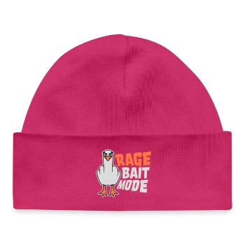 Rage Appât Mode Mouette Oiseau Méchant Drôle Provocation - Bonnet bébé bio - hot pink - Devant