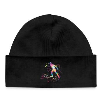 Ski de fond Ski de fond - Bonnet bébé bio - noir - Devant