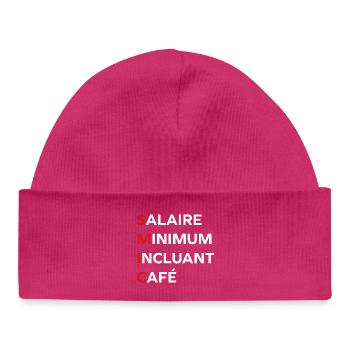 rsa - Bonnet bébé bio - hot pink - Devant