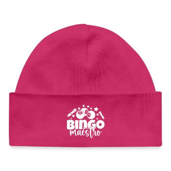 Bingo Player Maestro Bingo - Baby Organic Mütze - hot Pink - Vorne