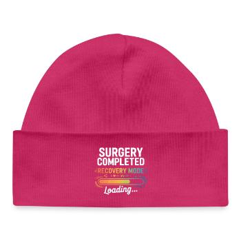 Genesung läuft: Recovery Mode Ladebalken - Baby Organic Mütze - hot Pink - Vorne