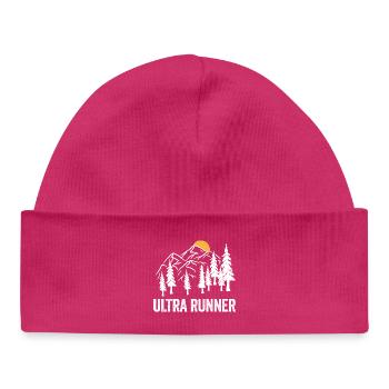 Ultra Runner - Baby Organic Beanie - hot pink - Front