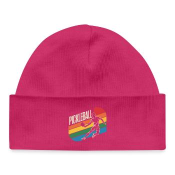 Pickleball - Bonnet bébé bio - hot pink - Devant