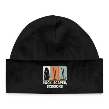 Stone, Scaper, Scissors | Aquascaping Humor - Baby Organic Beanie - black - Front
