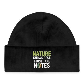 Certified Clinical Biological Systems Observer  - Baby Organic Beanie - black - Front