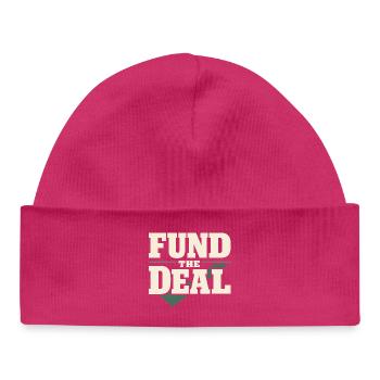 Mortgage Brokers, Loan Officers, - Baby Organic Beanie - hot pink - Front
