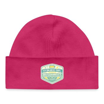 I'm in power saving mode - Baby Organic Beanie - hot pink - Front