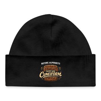 Ancient Mesopotamia, Sumerian - Baby Organic Beanie - black - Front