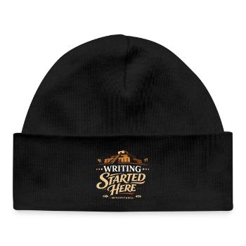 Ancient Mesopotamia, Sumerian - Baby Organic Beanie - black - Front