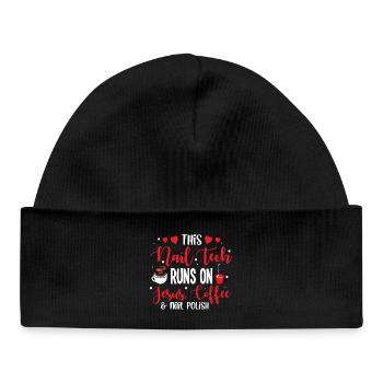 Nail Designer Nail Designer Cosmetics Nail Salon - Baby Organic Beanie - black - Front
