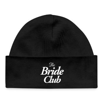Le Club de la Mariée - Bonnet bébé bio - noir - Devant