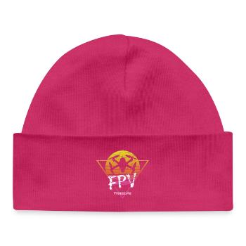 FPV Drone Pilot Freestyle & Renngeschenk - Baby Organic Mütze - hot Pink - Vorne