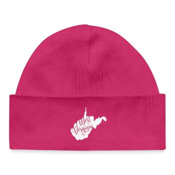 West Virginia - Baby Organic Mütze - hot Pink - Vorne
