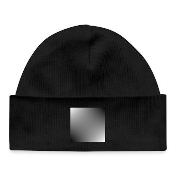 Modèle de texture de fond gris Personnaliser - Bonnet bébé bio - noir - Devant