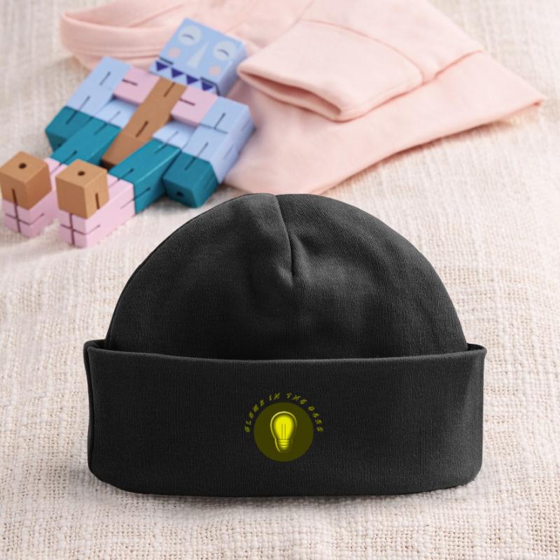 glows in the dark electro current problem Baby Organic Beanie