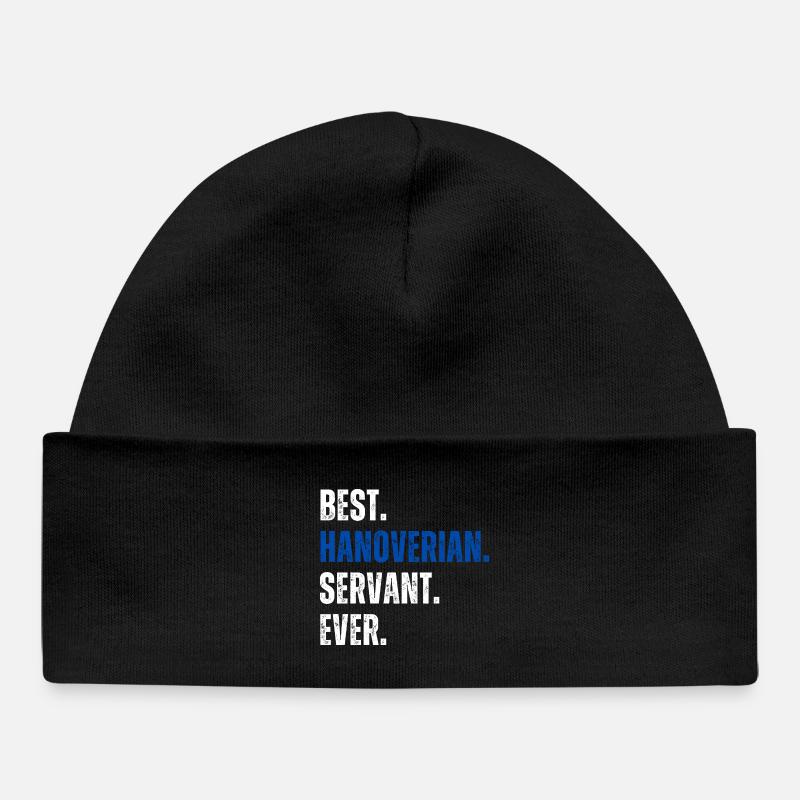 ! Meilleur serviteur hanovrien de tous les temps - Bonnet bébé bio - noir