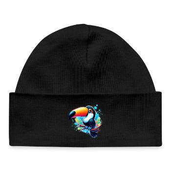 Toucan - Baby Organic Beanie - black - Front