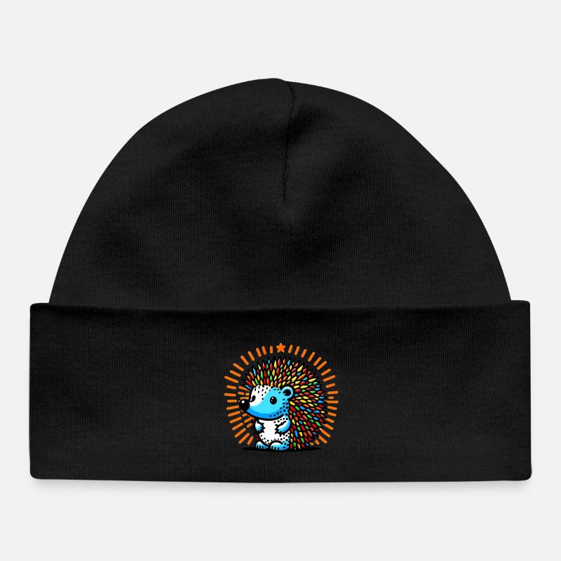 Hérisson - Bonnet bébé bio - noir