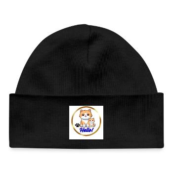 Bonjour - Bonnet bébé bio - noir - Devant