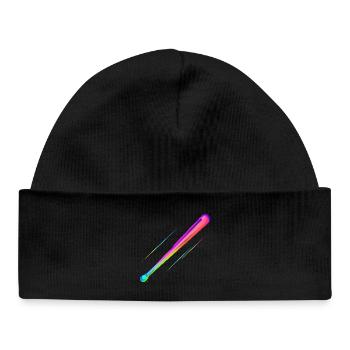 Baseball bat Steamwave - Baby Organic Beanie - black - Front