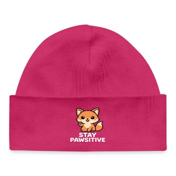 Pawsitiv - Baby Organic Mütze - hot Pink - Vorne