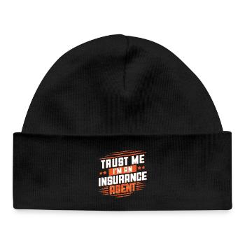 Courtier d’assurance Courtier d’assurance - Bonnet bébé bio - noir - Devant