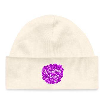 Wedding Party Wedding Party - Baby Organic Beanie - black - Front
