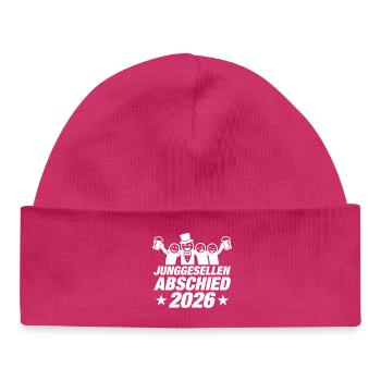 Bachelor party 2026 - Baby Organic Beanie - hot pink - Front