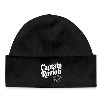 Capitaine Ravioli - Bonnet bébé bio - noir - Devant