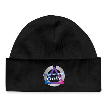 Elektro-Neon - Baby Organic Mütze - Schwarz - Vorne