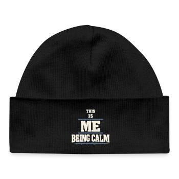 Périménopause Humour Périménopause - Bonnet bébé bio - noir - Devant