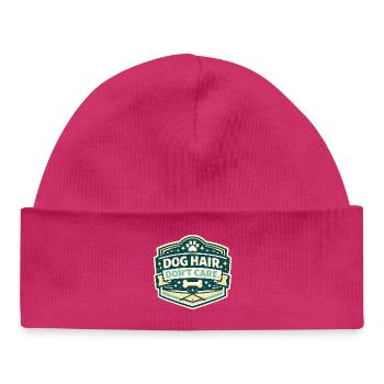 Signe de poils de chien sans importance - Bonnet bébé bio - hot pink - Devant