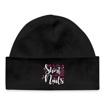 Nail Designer Nail Designer Cosmetics Nail Salon - Baby Organic Beanie - black - Front