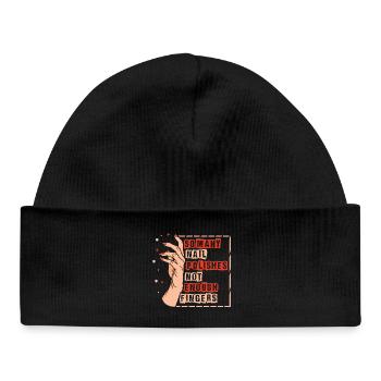 Nail Designer Nail Designer Cosmetics Nail Salon - Baby Organic Beanie - black - Front