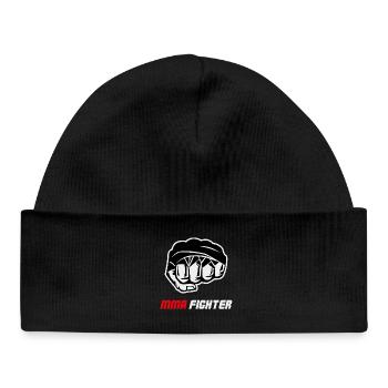 Combat de combat de combattant MMA à la poing - Bonnet bébé bio - noir - Devant