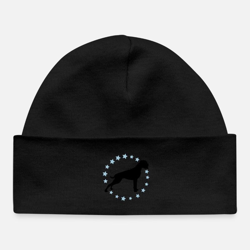 Couleur Boxer Zodiac 2 - Bonnet bébé bio - noir