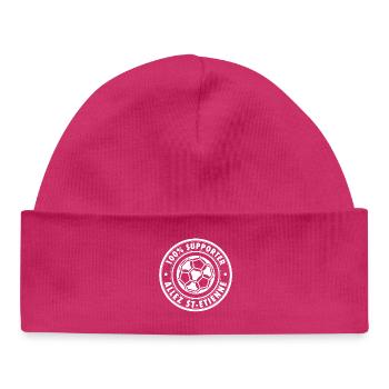 100 percent SUPPORT ST-ETIENNE - Baby Organic Beanie - hot pink - Front